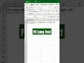Fit Long Text in One Cell Wrap Text in Excel