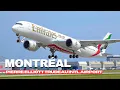 Plane Spotting at Montreal Trudeau Airport Amazing Aircraft Action
