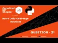 Ques 21 Find Sum of Even and Odd Numbers between the range Python