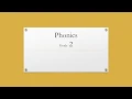 Phonics - Grade 2
