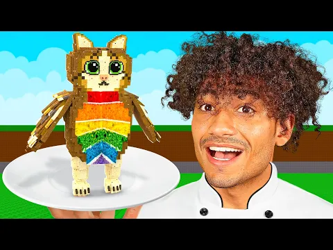 Video Thumbnail: Eating Steal A Brainrot Foods In Real Life!