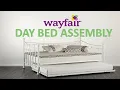 WAYFAIR DAY BED ASSEMBLY INSTRUCTIONS