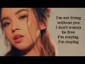 Download Lagu Lyodra Ginting - And I'm Telling You I Am Not Going (Lirik Lagu)