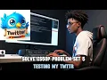SOLVE CS50 PYTHON PROGRAMMING TESTING MY TWTTR 2024 HARVARD FREE COURSE