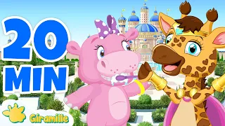 Giramille no Castelo! 20 Min Brincadeiras e Desenho Animado!