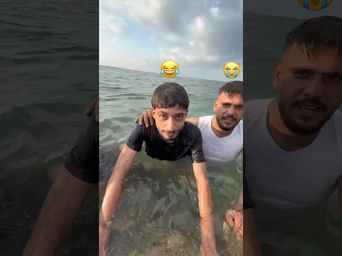 احبس نفسك وكسب 100دولار في البحر😂