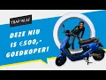 Lagu DE NIU MQI+ PLUS LITE IS €500 ,- GOEDKOPER DOOR ZIJN NIEUWE ACCU - ELEKTRISCHE SCOOTER