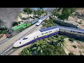 Download Lagu SHINKANSEN E4 meets old Trains with 2 Trains 2 Tracks! - Grand Theft Auto V