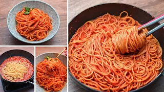 سر المكرونه بالصلصه بطريقه المطاعم الفاخرة الطريقه دي هاتعدمدوها من جمالها والطعم بجد رهييب 