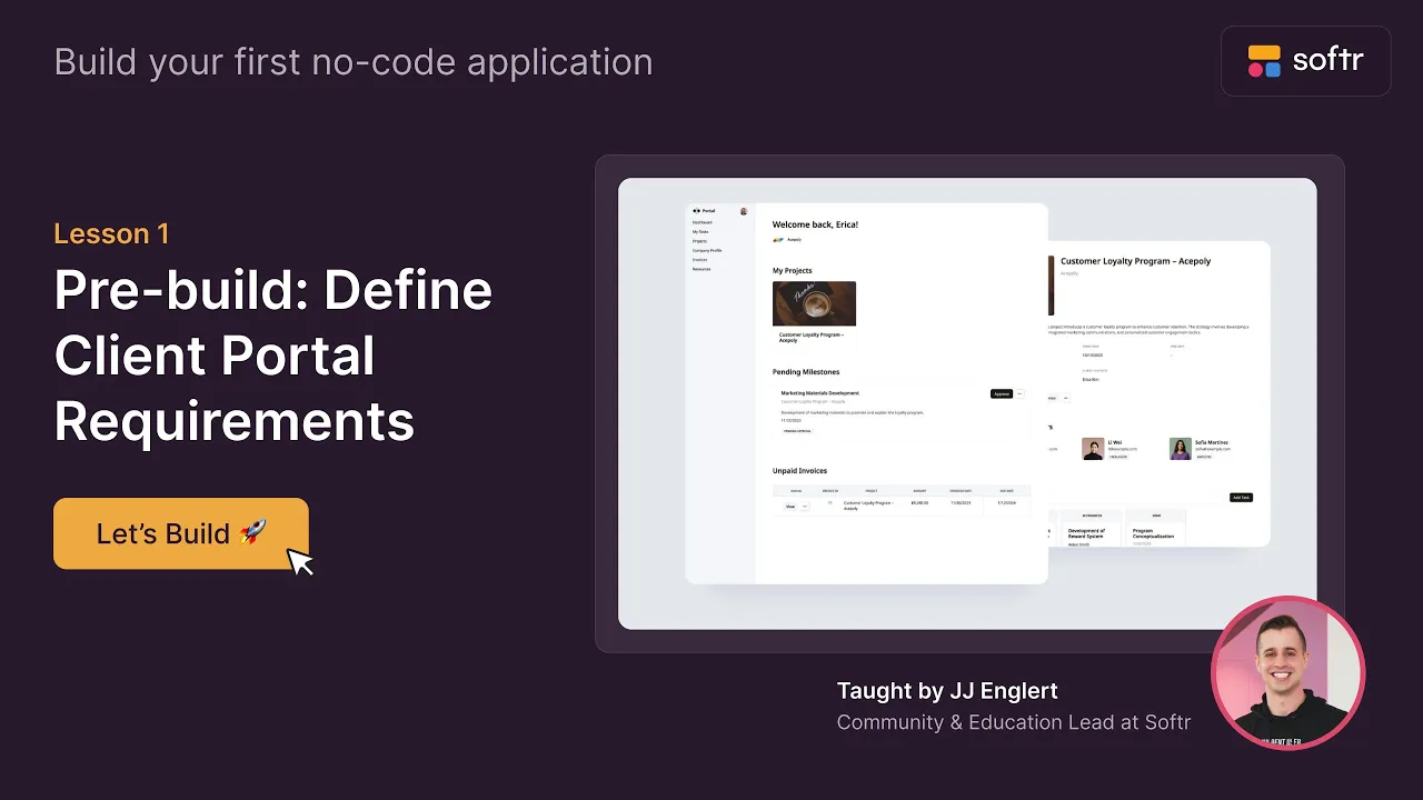 Lesson 1: Define Client Portal Requirements