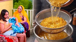 सिर्फ 10min में कच्चे आलू और मूंग दाल से बनाएं ये मजेदार नाश्ता | Quick Breakfast Recipe