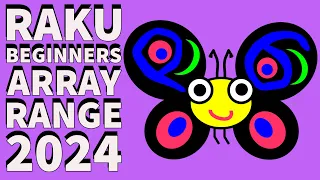 Raku Beginners Tutorial Array Range 2024
