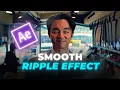 How to do ripple effect in after effects