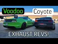 Dark Horse Exhaust sound vs GT350 Exhaust sound Coyote better than Voodoo