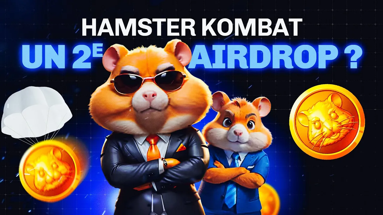 Deux airdrops pour le tap to earn Hamster Kombat (et plein d'autres infos !)