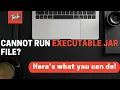 Double click to run executable JAR file not working solution 100 working