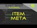 Minecraft Plugin Tutorial ItemMeta