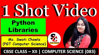 Using Python Libraries Class 12 1 Shot Class 12 Computer Science