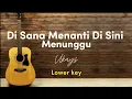 Lagu Di sana menanti di sini menunggu - Ukays ( akustik karaoke | lower key )