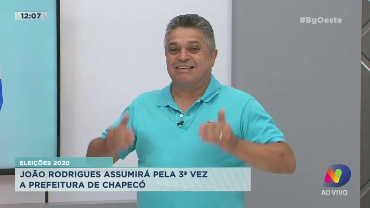 João Rodrigues assumirá pela 3ª vez a Prefeitura de Chapecó
