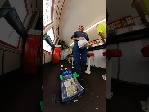 Buying Burger 🍔 with RC Car
