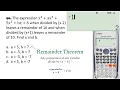 Problem No 96 The Remainder Theorem Find a and b