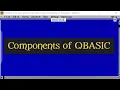 Components of QBASIC QBASIC programming