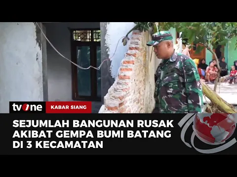 Sembilan Orang Alami Luka Akibat Insiden Gempa Bumi di Batang, Jawa Tengah