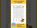 Thanksgiving Word Search - Find Feast