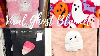 2024 HALLOWEEN VIRAL GHOST BLANKET HOMEGOODS HALLOWEEN DECOR 2024