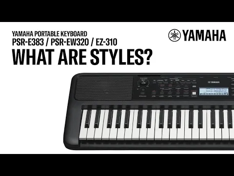 Download MP3 Yamaha Portable Keyboard PSR-E383 / PSR-EW320 / EZ-310  Style Video 1