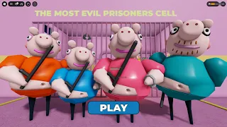 PEPPA PIG'S FAMILY PRISON RUN! Obby roblox Gameplay Walkthrough No Death 4K