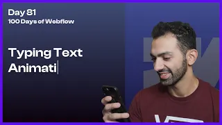 Creating Typing Text Animation with Typed js - Day Days of Webflow