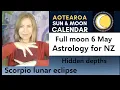 Full moon 6 May 2023 - Aotearoa NZ Astrology Southern hemisphere