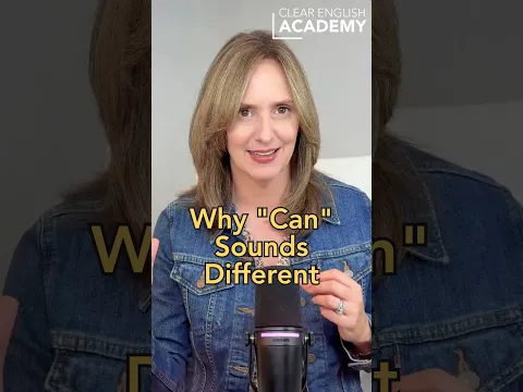 Why "Can" Sounds Different in a Sentence | Reduction in English | Pronunciation Tip