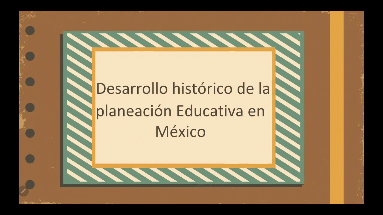 Historia planeación Educativa
