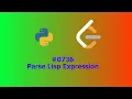 No Sound Leetcode 736 Parse Lisp Expression