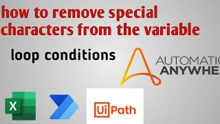 How to Remove Special Characters from a Variable Using a Loop