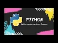 Python Tutorial syntax variable Comment Part 2