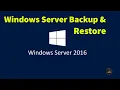 8 Windows Server Backup and Restore step-by-step using Windows Server 2016