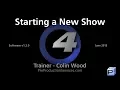 Hog 4 Tutorial 1 Starting A New Show