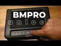 BMPRO unlocking screen