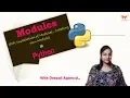 Modules in Python How to Create a Module Installation of Modules PIP Quiz Q1 Hindi