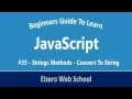 JavaScript In Arabic Strings Methods Convert To String