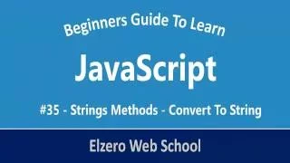 JavaScript In Arabic Strings Methods Convert To String