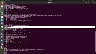Apache HTTPD Basic Authentication Fedora 33