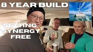 Finally Leaving Home – DIY Catamaran Build Ep431