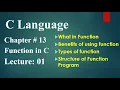 function 2nd year Ch NO 13 lecture no 01