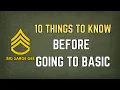 10 Things to Know Before You Go To Basic Training
