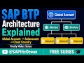 SAP BTP Architecture Explained Simply Global Account Subaccount Cloud Foundry 2026